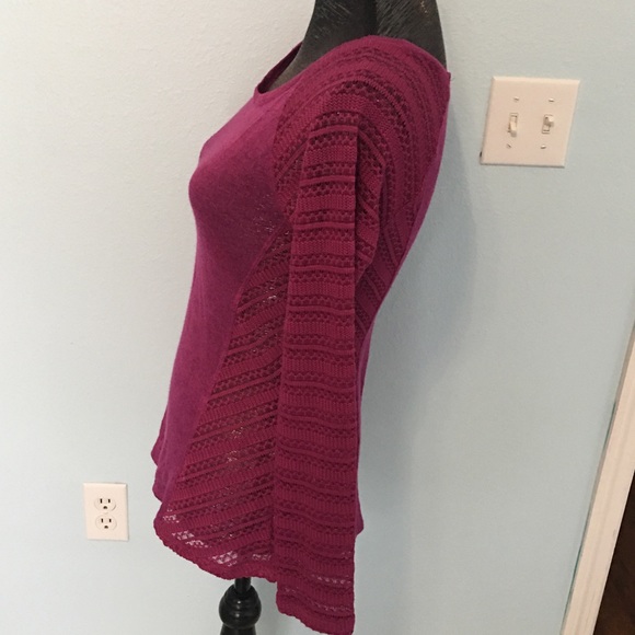 Aeropostal light knit sweater with lace detail - Picture 2 of 5
